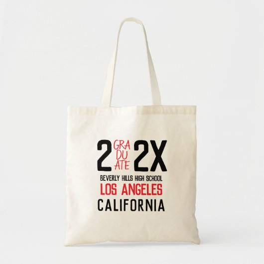 Bold Modern Class of 2025 Abschluss Tragetasche (Vorne)