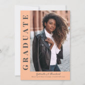 Bold Modern Foto Ankündigung Party laden (Vorderseite)