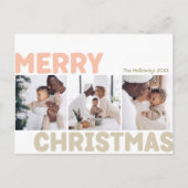 Bold Modern Frohe Weihnachten Jahr in Review 3 Fot (Vorderseite)