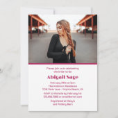 Bold Modern Paris Eiffel Tower Brautparty Einladung (Vorderseite)