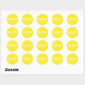BOLD MODERN RETRO GRADUATE | ABSCHLUSS STICKER (Blatt)