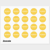 BOLD MODERN RETRO GRADUATE | ABSCHLUSS STICKER (Blatt)
