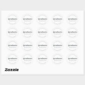 BOLD MODERN RETRO GRADUATE | ABSCHLUSS STICKER (Blatt)