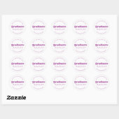 BOLD MODERN RETRO GRADUATE | ABSCHLUSS STICKER (Blatt)