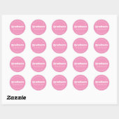 BOLD MODERN RETRO GRADUATE | ABSCHLUSS STICKER (Blatt)