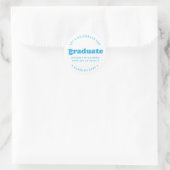 BOLD MODERN RETRO GRADUATE | ABSCHLUSS STICKER (Tasche)