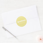 BOLD MODERN RETRO GRADUATE | ABSCHLUSS STICKER (Umschlag)