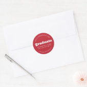 BOLD MODERN RETRO GRADUATE | ABSCHLUSS STICKER (Umschlag)