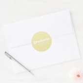 BOLD MODERN RETRO GRADUATE | ABSCHLUSS STICKER (Umschlag)