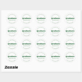 BOLD MODERN RETRO GRADUATE | ABSCHLUSS STICKER (Blatt)