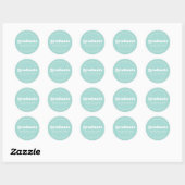 BOLD MODERN RETRO GRADUATE | ABSCHLUSS STICKER (Blatt)