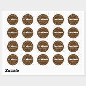 BOLD MODERN RETRO GRADUATE | ABSCHLUSS STICKER (Blatt)
