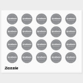 BOLD MODERN RETRO GRADUATE | ABSCHLUSS STICKER (Blatt)