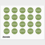 BOLD MODERN RETRO GRADUATE | ABSCHLUSS STICKER (Blatt)