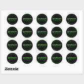 BOLD MODERN RETRO GRADUATE | ABSCHLUSS STICKER (Blatt)