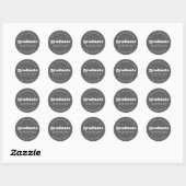 BOLD MODERN RETRO GRADUATE | ABSCHLUSS STICKER (Blatt)