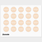 BOLD MODERN RETRO GRADUATE | ABSCHLUSS STICKER (Blatt)