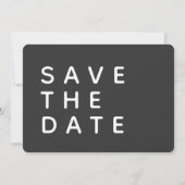 BOLD MODERN SAVE THE DATE (Rückseite)