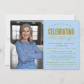 BOLD MODERN SCRIPT FEIERUNG LEBEN FUNERAL EINLADUNG (Vorderseite)