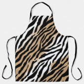 Bold Modern Tribal Zebra Print Schürze (Vorderseite)