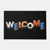 Bold Modern Typografy Welcome Fußmatte (Vorderseite)