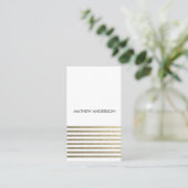 BOLD-MODERNE IMITATE MIT SCHNITTSTELLE VISITENKARTE (Stehend Vorderseite)