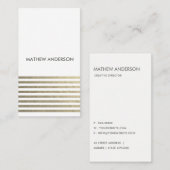 BOLD-MODERNE IMITATE MIT SCHNITTSTELLE VISITENKARTE (Vorne/Hinten)