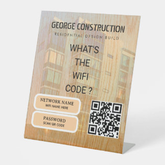 Bold Molded Wooden Texture Construction Business Sockelschild