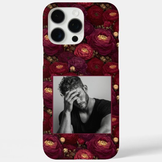 Bold Mom Gift Ranunculus Flower Photo  Case-Mate iPhone Hülle (Rückseite)