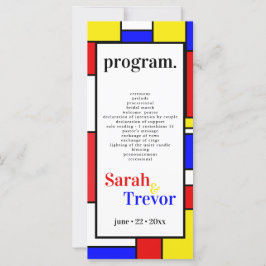 Bold Mondrian Inspiriert Retro Geometric Art