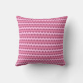 Bold Monogram Custom Pillow Geburtstagsgeschenk Kissen (Rückseite)