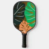 Bold Monstera Leaf Pickleball Paddle (Rückseite)