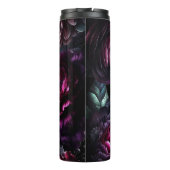 Bold Moody Blume Black Enchanted Floral Garden Thermosbecher (Rückseite)