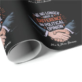 Bold Moral Political Statement Human Right & Value Geschenkpapier (Rolleneckpunkt)