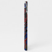 Bold Mosaic Wolf Lead The Charge iPhone Case Hülle (Rechte Seite)