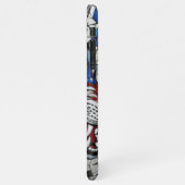 Bold Mosaic Wolf Lead The Charge iPhone Case Hülle (Linke Seite)