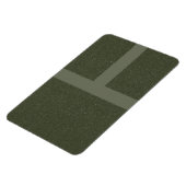 Bold Moss Green Grid Magnet - Anpassbar (Linke Seite)