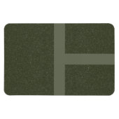 Bold Moss Green Grid Magnet - Anpassbar (Horizontal)