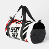 Bold Motivational Poster - "EVERY REP COUNTS" Duffle Bag (Rechte Ecke)