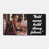 Bold Moves Build Strong Futures – Deskmat (Vorderseite)