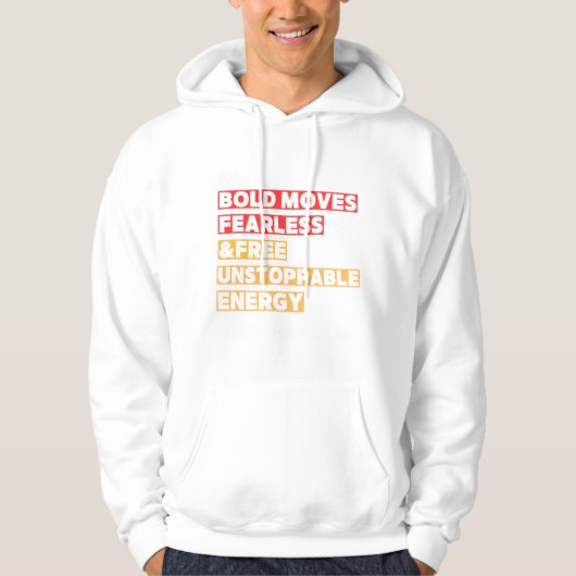 Bold Moves Fearless Free T-shirt | Energrtic Tee (Vorderseite)