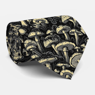 Bold Mushroom Elegance Neck Tie Krawatte
