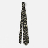 Bold Mushroom Elegance Neck Tie Krawatte (Rückseite)