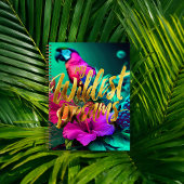Bold “My Wildest Dreams” Tropical Journal  Notizblock