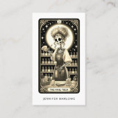 Bold Nail Tech Tarot Card Business Card Visitenkarte (Vorderseite)