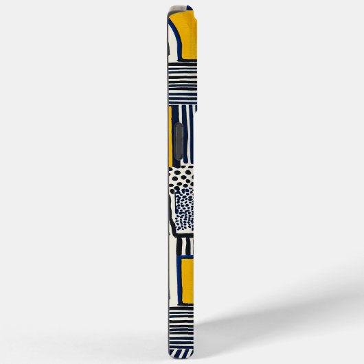 Bold Ndebele Pattern - Moderne Tribal Elegance Case-Mate iPhone Hülle (Rückseite / Rechts)