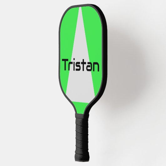 Bold Neon Masculine Pickleball Schläger (Links)