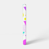 Bold Neon Memphis Geometric 80s Design Samsung Galaxy Hülle (Linke Seite)