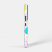 Bold Neon Memphis Geometric 80s Design Samsung Galaxy Hülle (Rechte Seite)