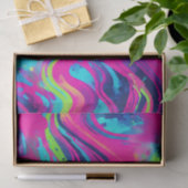 Bold Neon Watercolor Seidenpapier (Geschenk)